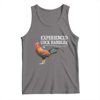 Funny Experienced Cock Handler Tank Top Raunchy Inappropriate Adult Humor Chicken - Wonder Print Shop