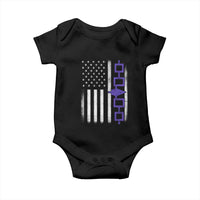 Haudenosaunee Iroquois USA Flag Native American Baby Onesie - Wonder Print Shop