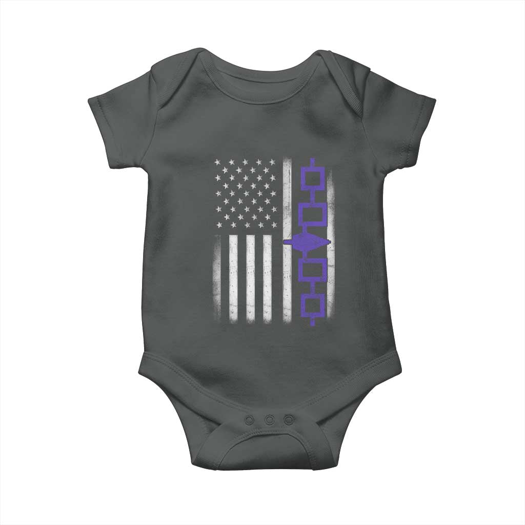 Haudenosaunee Iroquois USA Flag Native American Baby Onesie - Wonder Print Shop