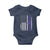 Haudenosaunee Iroquois USA Flag Native American Baby Onesie - Wonder Print Shop