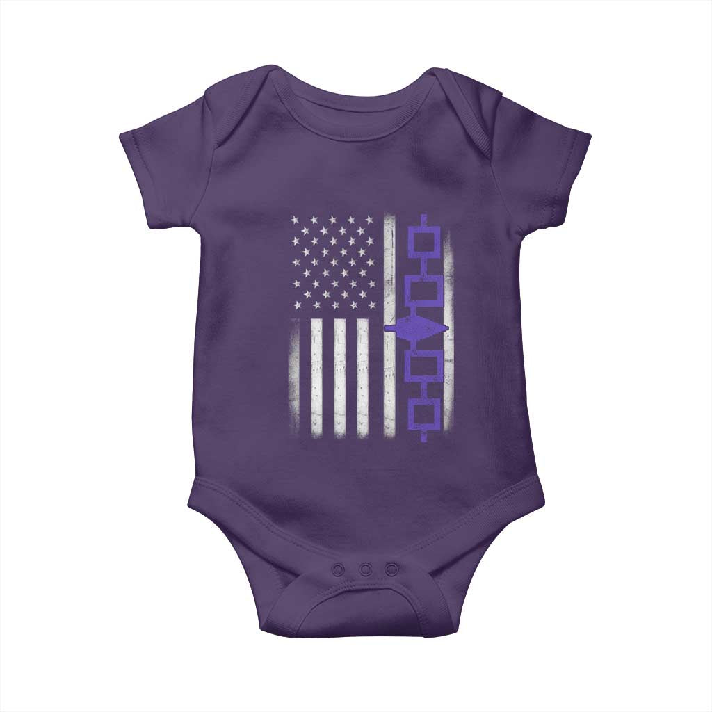 Haudenosaunee Iroquois USA Flag Native American Baby Onesie - Wonder Print Shop
