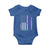 Haudenosaunee Iroquois USA Flag Native American Baby Onesie - Wonder Print Shop
