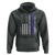 Haudenosaunee Iroquois USA Flag Native American Hoodie - Wonder Print Shop