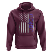 Haudenosaunee Iroquois USA Flag Native American Hoodie - Wonder Print Shop