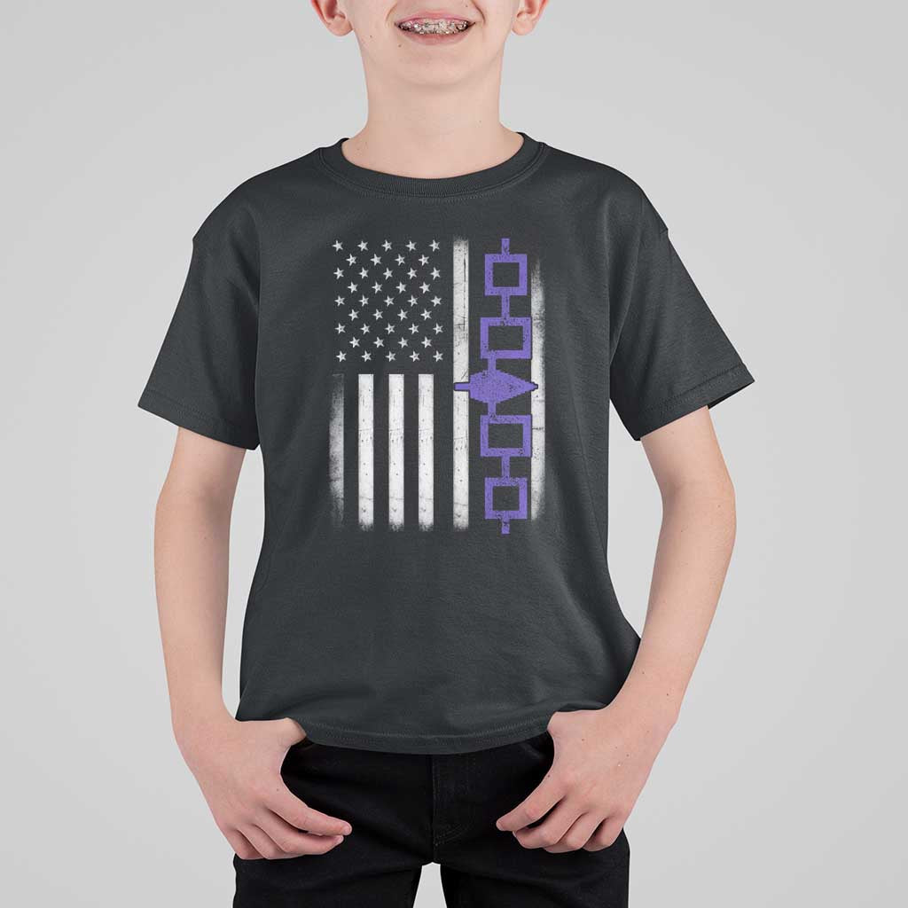 Haudenosaunee Iroquois USA Flag Native American T Shirt For Kid - Wonder Print Shop