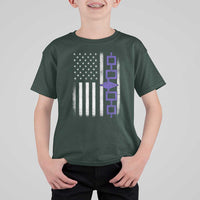 Haudenosaunee Iroquois USA Flag Native American T Shirt For Kid - Wonder Print Shop