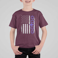 Haudenosaunee Iroquois USA Flag Native American T Shirt For Kid - Wonder Print Shop