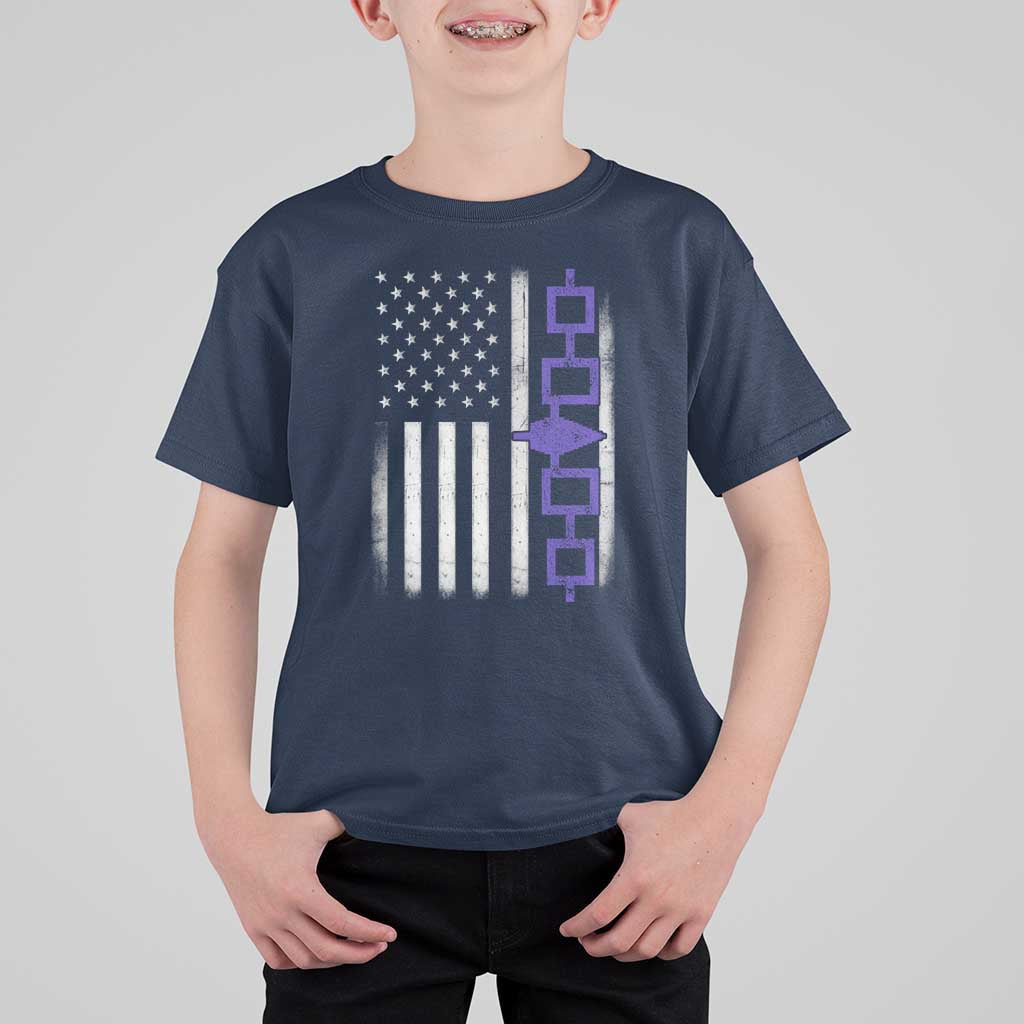 Haudenosaunee Iroquois USA Flag Native American T Shirt For Kid - Wonder Print Shop