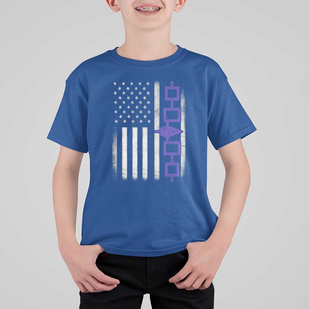 Haudenosaunee Iroquois USA Flag Native American T Shirt For Kid - Wonder Print Shop