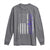 Haudenosaunee Iroquois USA Flag Native American Long Sleeve Shirt - Wonder Print Shop
