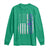 Haudenosaunee Iroquois USA Flag Native American Long Sleeve Shirt - Wonder Print Shop