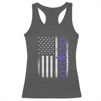 Haudenosaunee Iroquois USA Flag Native American Racerback Tank Top - Wonder Print Shop