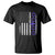 Haudenosaunee Iroquois USA Flag Native American T Shirt - Wonder Print Shop