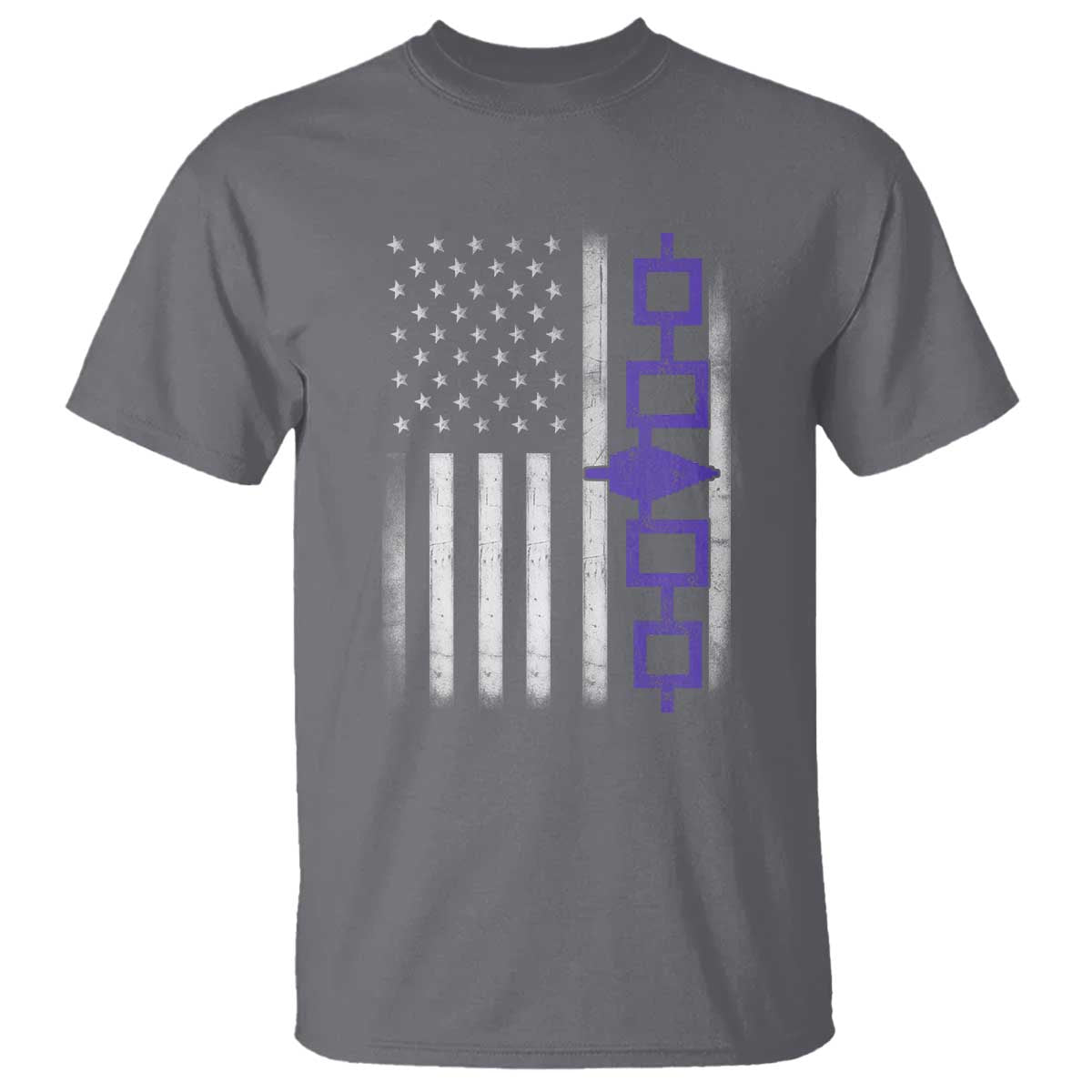 Haudenosaunee Iroquois USA Flag Native American T Shirt - Wonder Print Shop