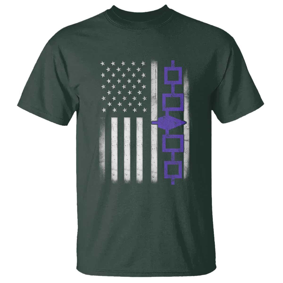 Haudenosaunee Iroquois USA Flag Native American T Shirt - Wonder Print Shop