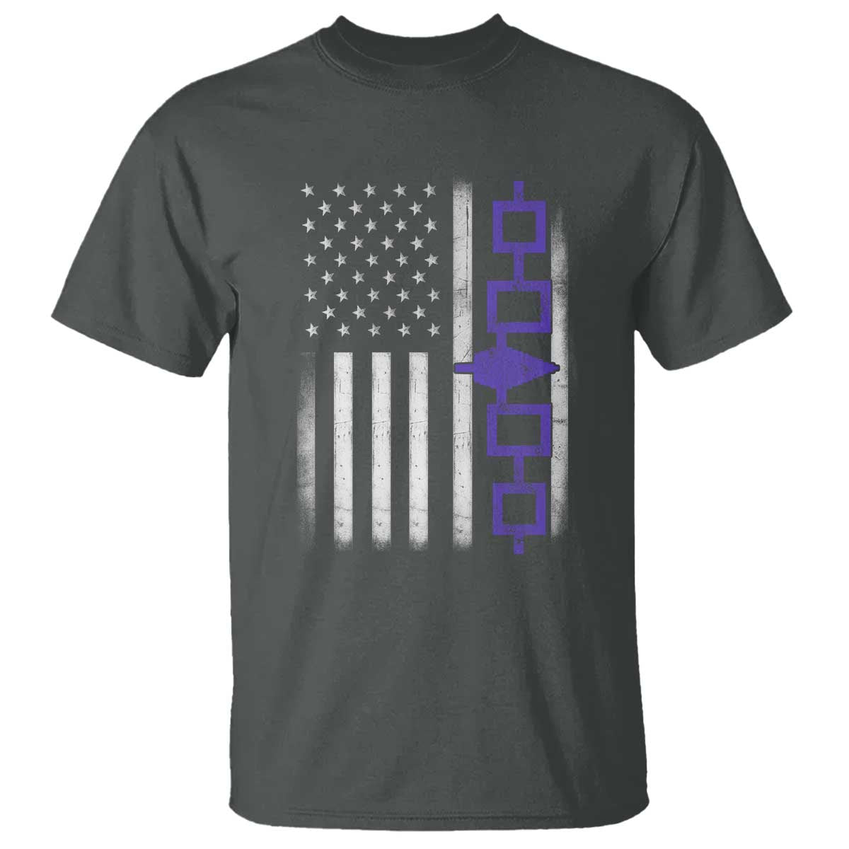 Haudenosaunee Iroquois USA Flag Native American T Shirt - Wonder Print Shop