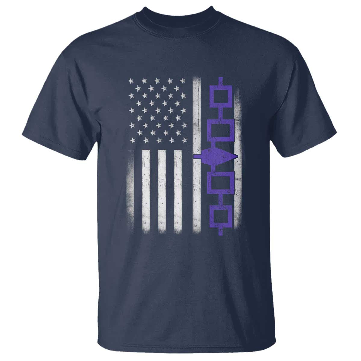 Haudenosaunee Iroquois USA Flag Native American T Shirt - Wonder Print Shop