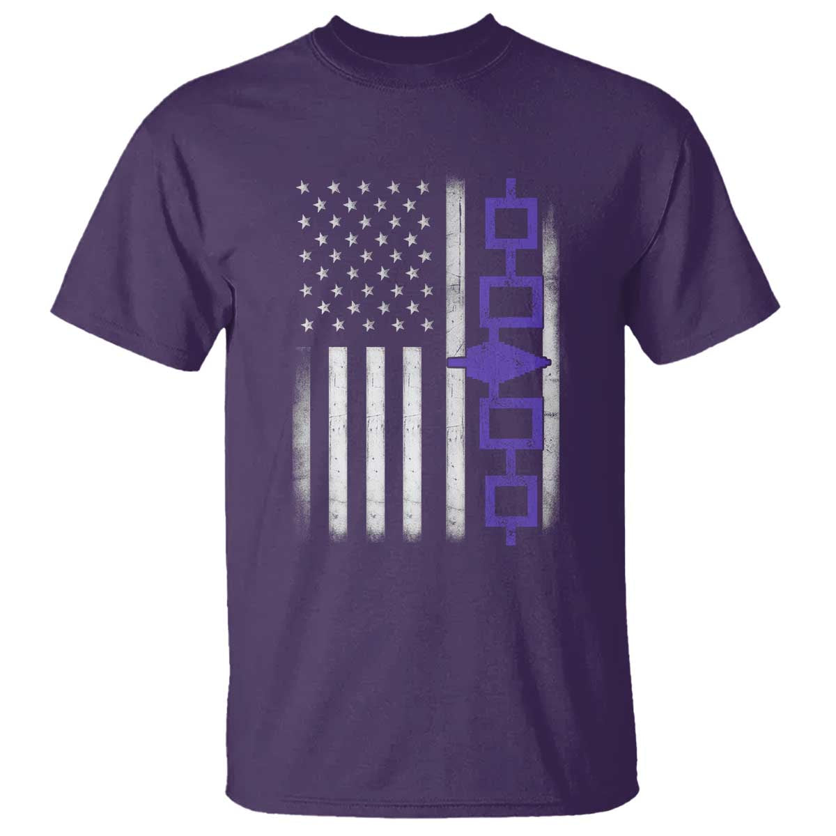 Haudenosaunee Iroquois USA Flag Native American T Shirt - Wonder Print Shop