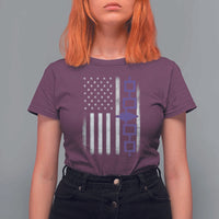 Haudenosaunee Iroquois USA Flag Native American T Shirt For Women - Wonder Print Shop