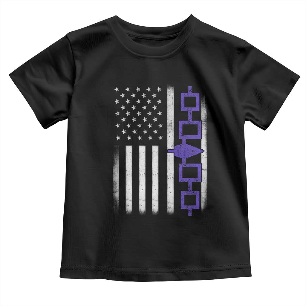 Haudenosaunee Iroquois USA Flag Native American Toddler T Shirt - Wonder Print Shop