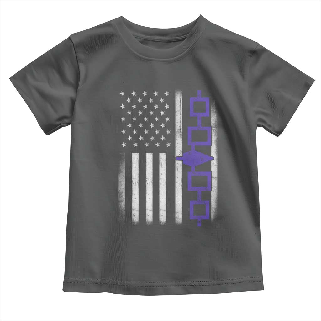 Haudenosaunee Iroquois USA Flag Native American Toddler T Shirt - Wonder Print Shop