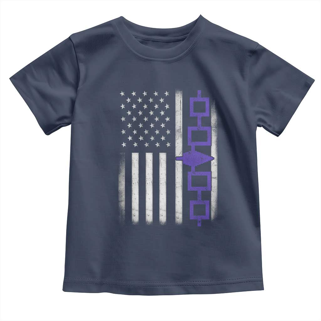 Haudenosaunee Iroquois USA Flag Native American Toddler T Shirt - Wonder Print Shop