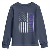 Haudenosaunee Iroquois USA Flag Native American Youth Sweatshirt - Wonder Print Shop