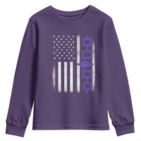 Haudenosaunee Iroquois USA Flag Native American Youth Sweatshirt - Wonder Print Shop