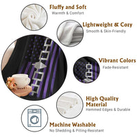 Haudenosaunee Iroquois Pride USA Flag Native American Throw Blanket - Wonder Print Shop