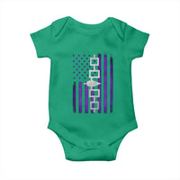 Haudenosaunee Iroquois Pride USA Flag Native American Baby Onesie - Wonder Print Shop