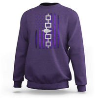 Haudenosaunee Iroquois Pride USA Flag Native American Sweatshirt - Wonder Print Shop
