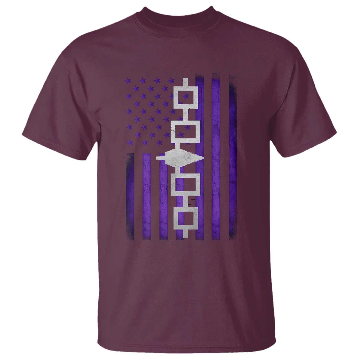 Haudenosaunee Iroquois Pride USA Flag Native American T Shirt - Wonder Print Shop