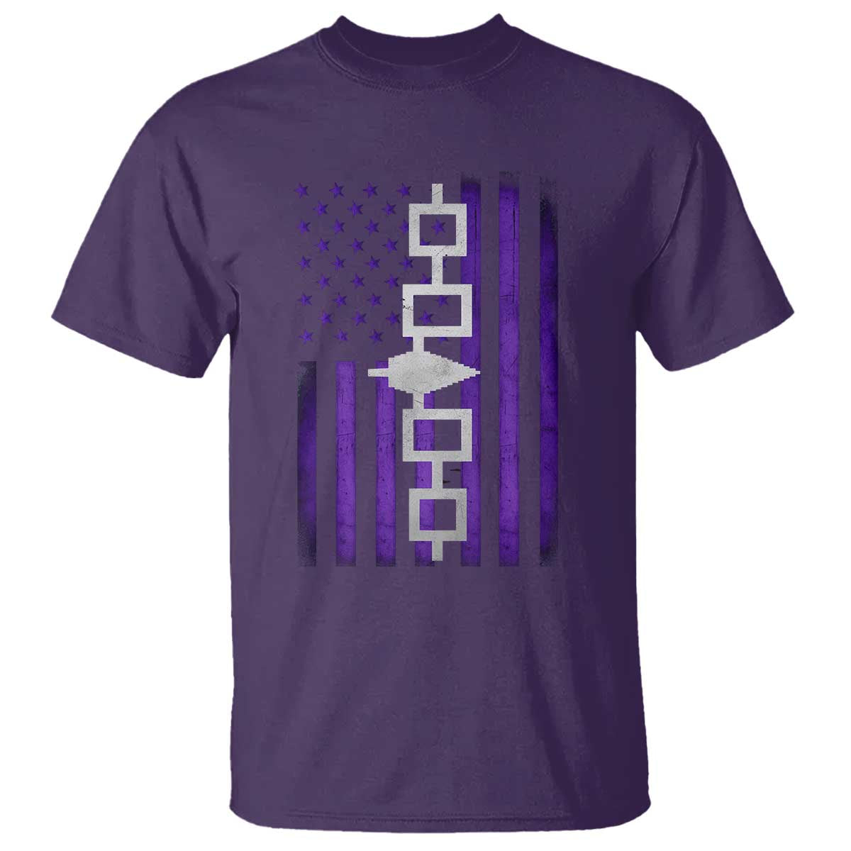 Haudenosaunee Iroquois Pride USA Flag Native American T Shirt - Wonder Print Shop