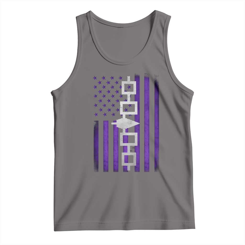 Haudenosaunee Iroquois Pride USA Flag Native American Tank Top - Wonder Print Shop