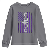 Haudenosaunee Iroquois Pride USA Flag Native American Youth Sweatshirt - Wonder Print Shop