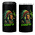 Funny Chiefin Weed Indian Native American Marijuana 4 in 1 Can Cooler Tumbler - Wonder Print Shop