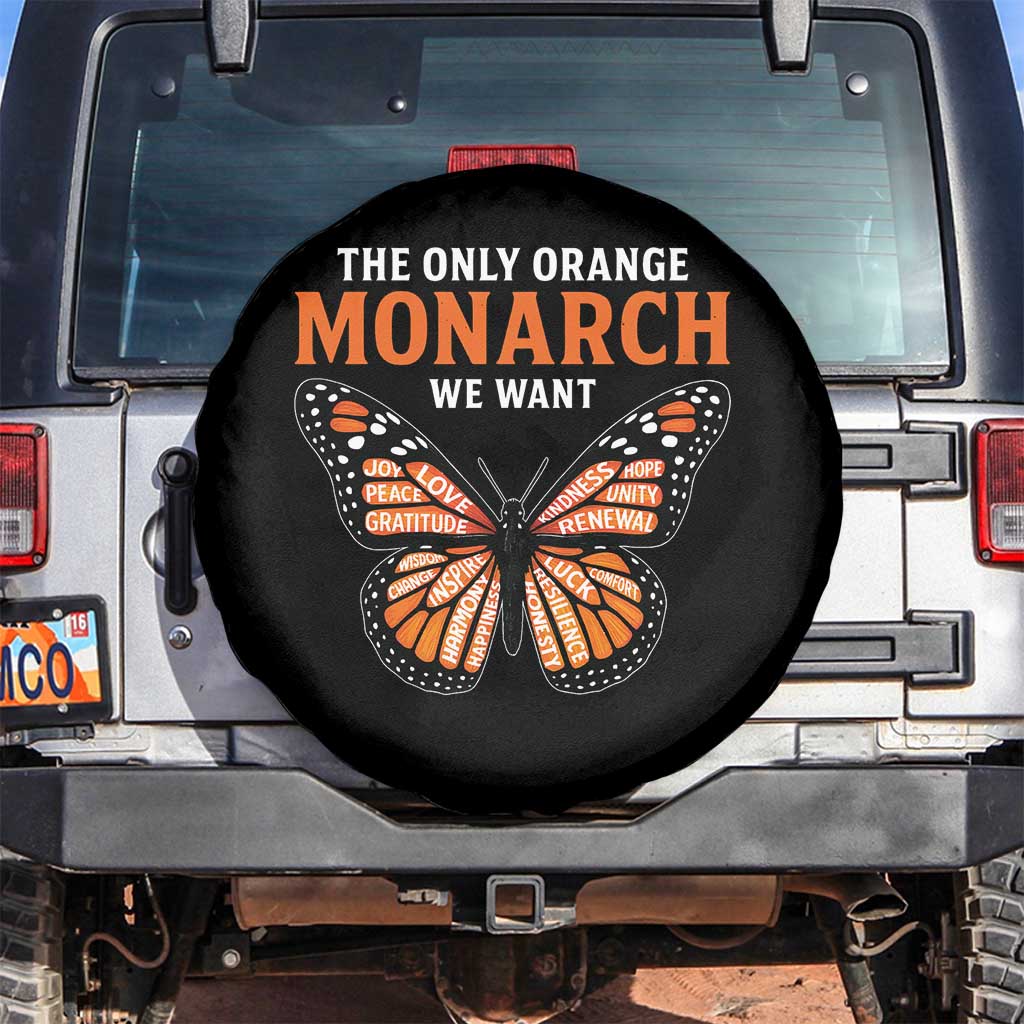 The Only Orange Monarch We Want Spare Tire Cover Monarch Butterfly - Wonder Print Shop