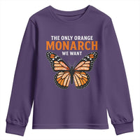 The Only Orange Monarch We Want Youth Sweatshirt Monarch Butterfly - Wonder Print Shop