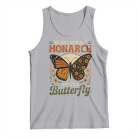 We Only Need One Monarch And Its A Butterfly Tank Top Retro Peace Sign Flowers - Wonder Print Shop