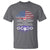 American Grown With Iroquois Roots T Shirt Tree USA Flag - Wonder Print Shop