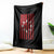 Oglala Lakota Sioux USA Flag Native American Throw Blanket - Wonder Print Shop