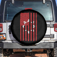 Oglala Lakota Sioux USA Flag Native American Spare Tire Cover - Wonder Print Shop