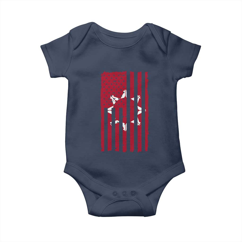 Oglala Lakota Sioux USA Flag Native American Baby Onesie - Wonder Print Shop