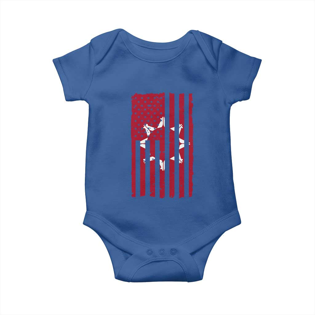Oglala Lakota Sioux USA Flag Native American Baby Onesie - Wonder Print Shop