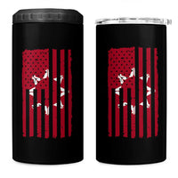 Oglala Lakota Sioux USA Flag Native American 4 in 1 Can Cooler Tumbler - Wonder Print Shop