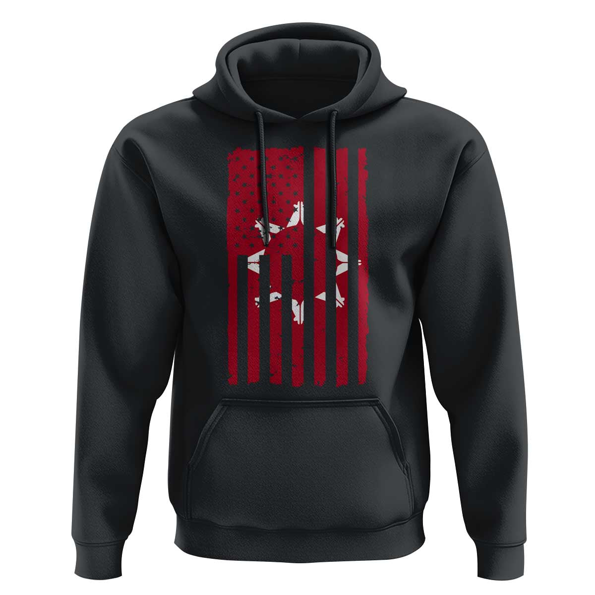 Oglala Lakota Sioux USA Flag Native American Hoodie - Wonder Print Shop
