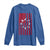 Oglala Lakota Sioux USA Flag Native American Long Sleeve Shirt - Wonder Print Shop