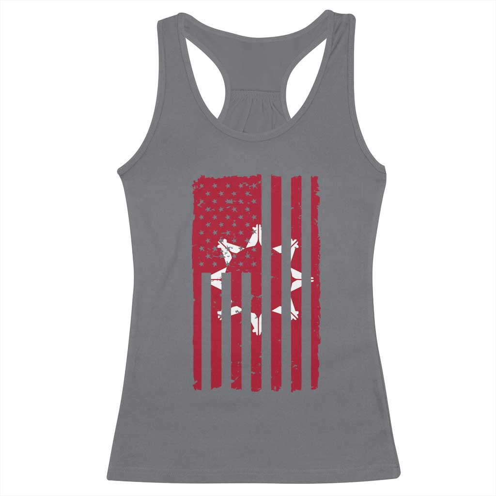 Oglala Lakota Sioux USA Flag Native American Racerback Tank Top - Wonder Print Shop