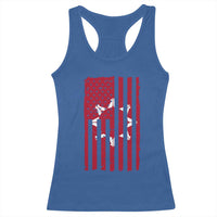 Oglala Lakota Sioux USA Flag Native American Racerback Tank Top - Wonder Print Shop