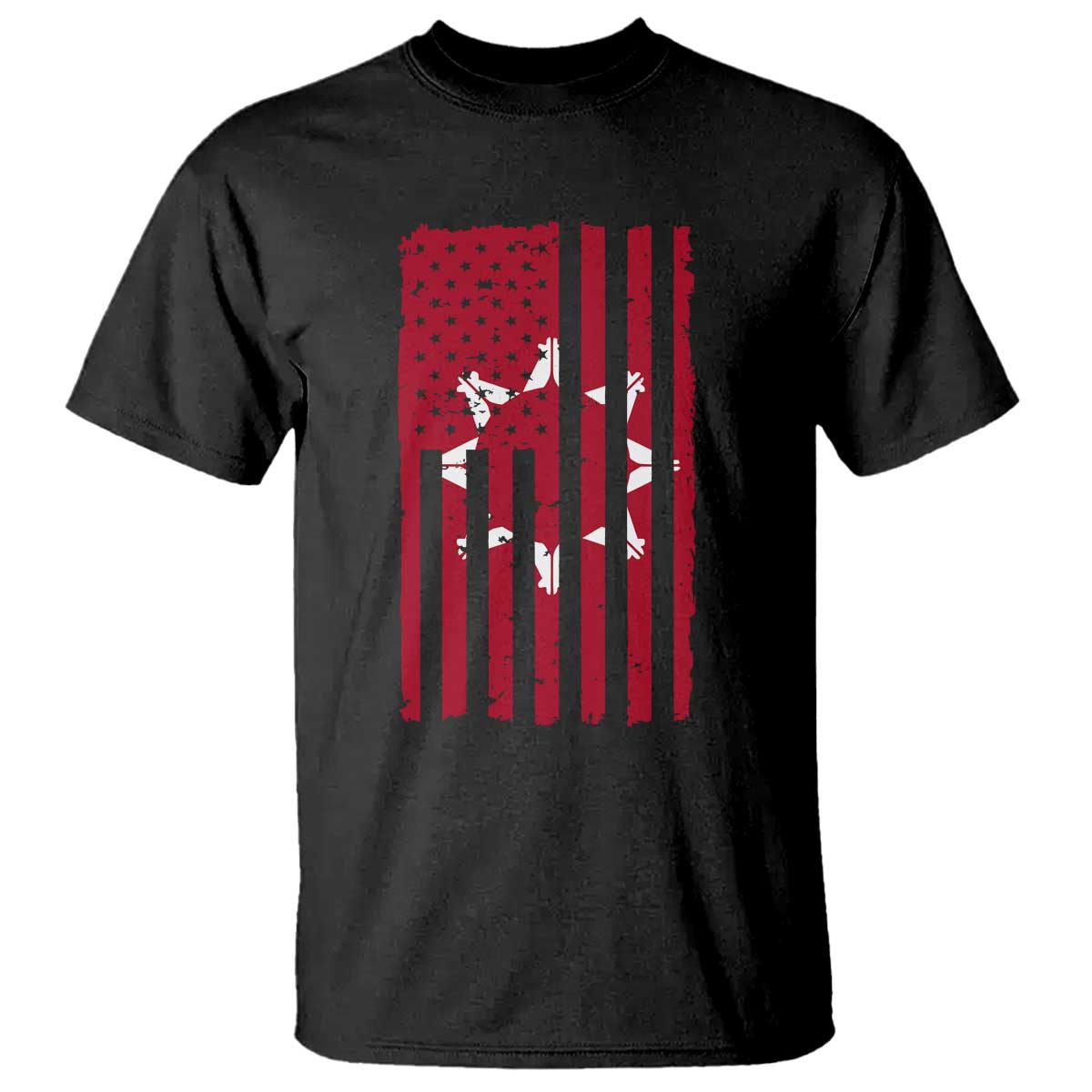 Oglala Lakota Sioux USA Flag Native American T Shirt - Wonder Print Shop